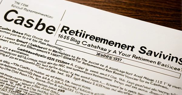 Le per cashbee : un choix judicieux pour votre retraite